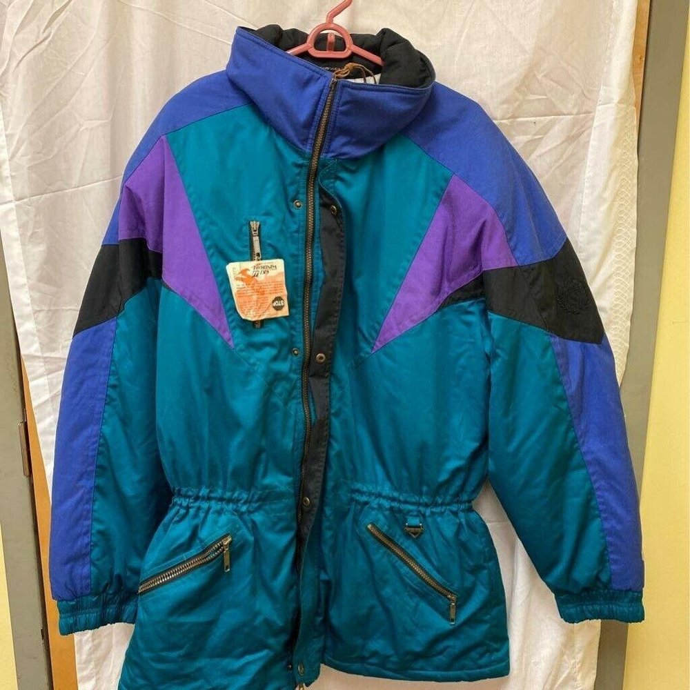 Fera Skiwear Mens Ski Jacket Multicolor Blue Color